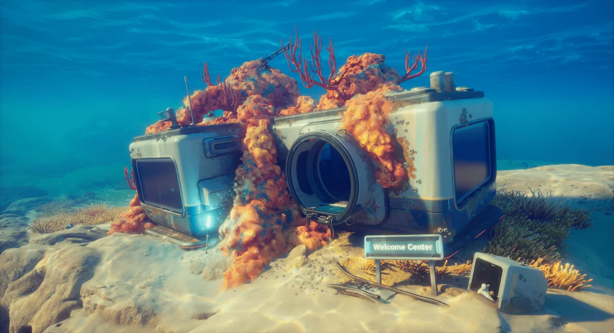 水中探索を示すSubnautica 2公式ゲームプレイスクリーンショット